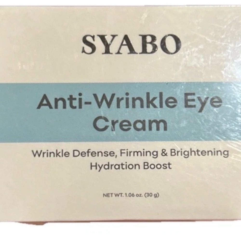 SYABO Anti-Wrinkle Eye Cream hydration boost firming new 1.06oz